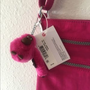 Kipling Crossbody Abner Bag in Very Berry NWT